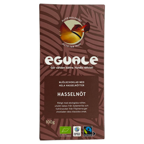 Eguale Hasselnöt choklad, 100g