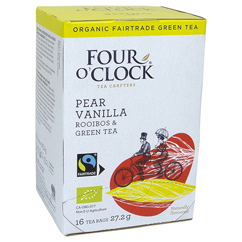 Green tea &amp; Rooibos Vanilla Pear, Four O&#39;Clock