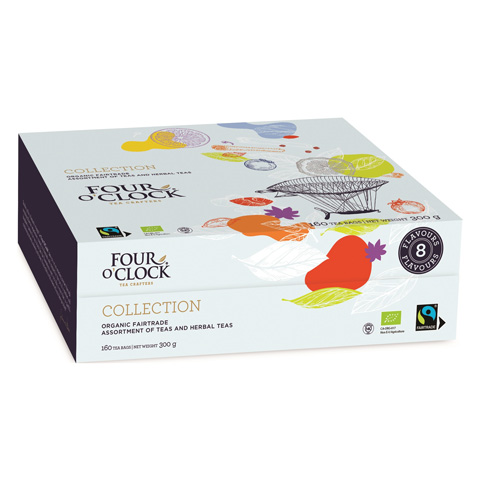 Sortimentslåda 160 pås, 8 smaker, Four O&#39;Clock