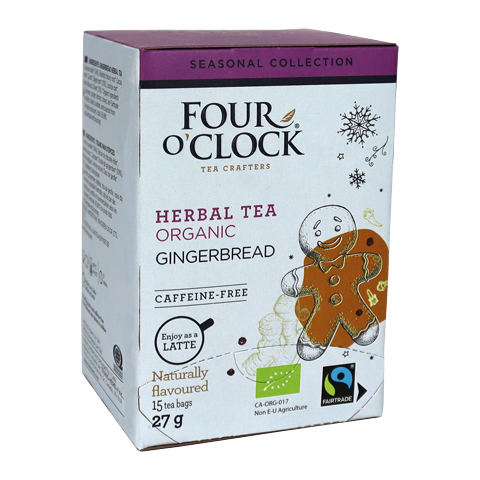 Gingerbread Herbal Winter tea, Four O&#39;Clock