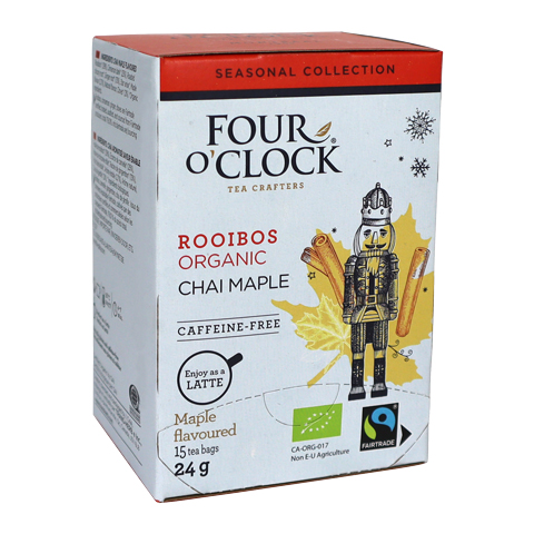 Chai Rooibos Maple Winter Tea, Four O&#39;Clock
