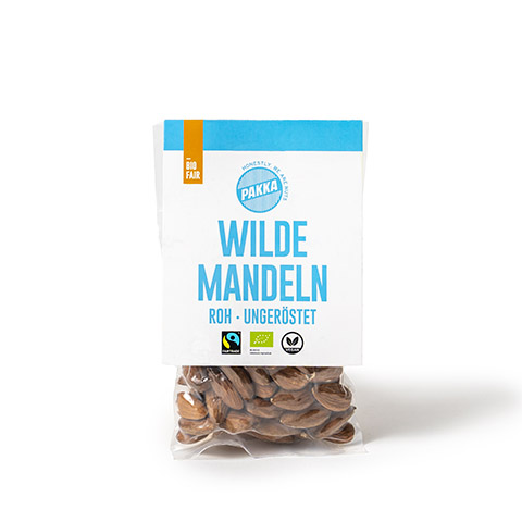 PAKKA Wild raw Almonds 100g