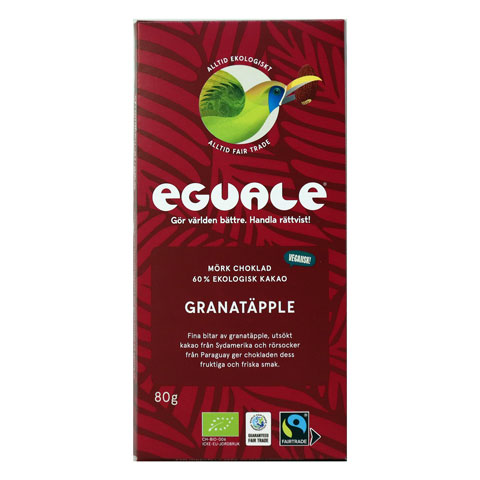 Eguale Mörk Granatäpple Choklad, 80g