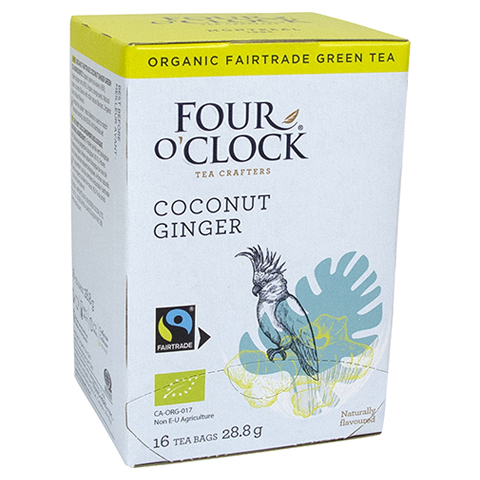 Coconut ginger green tea, Four O'Clock