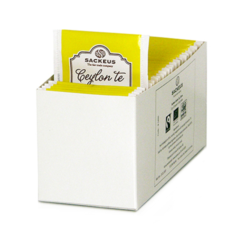 Sackeus Ceylon te, Citron, 10x25 påsar à 2g