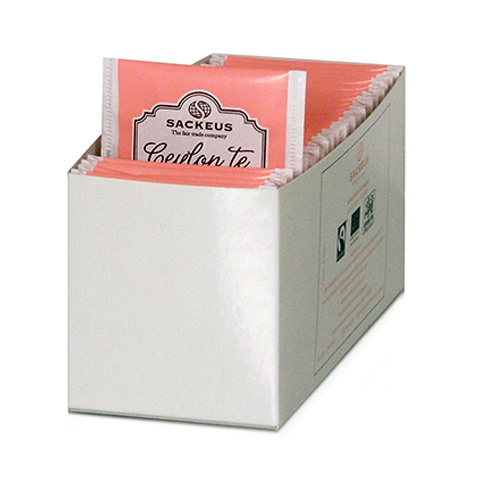 Sackeus Ceylon te, Skogsbär, 10x25 påsar à 2g