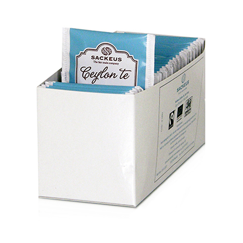 Sackeus Ceylon te, Earl Grey, 10x25 påsar à 2g