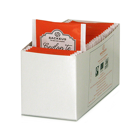 Sackeus Ceylon te, English Breakfast, 10x25 påsar à 2g