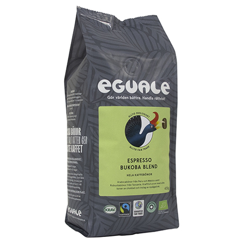Eguale Espresso Bukoba Blend hela bönor, 425g