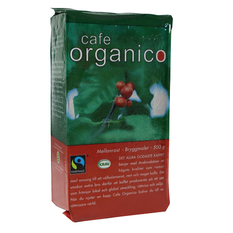 Cafe Organico Bryggmalet mellanrost 500g