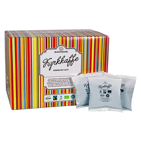 Sackeus Kyrkkaffe Maskinbrygg Mellanrost 60x100g