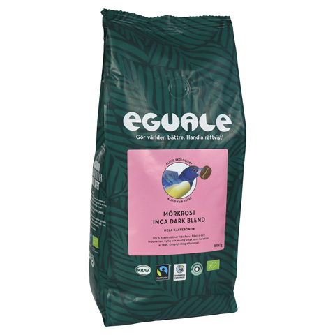 Eguale Inca Dark Blend mörkrost hela bönor, 1000g