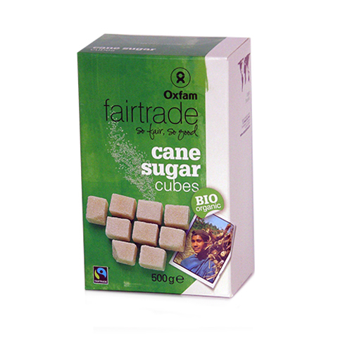 Råsockerbitar Oxfam, 500g