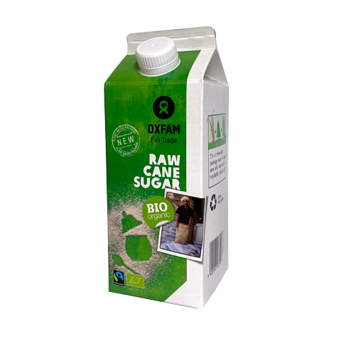 Råsocker strö, Oxfam Tetra